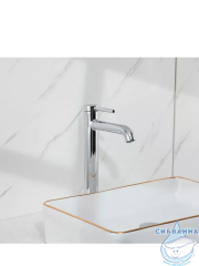 Смеситель для раковины Gappo G1006-2 (без донного клапана) (хром)