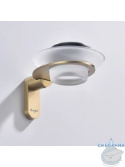 Мыльница Raglo R300.02.03 (сатин золотой/белый)