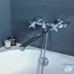  Cмеситель для ванны Iddis Acros ACRSBL2i10WA (хром)