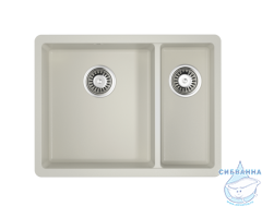 Кухонная мойка Omoikiri Kata-55-2-U-PA пастила 4993386