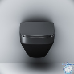 Унитаз подвесной безободковый AM.PM Inspire C50A1700MBSC с сиденьем Soft Close (микролифт)