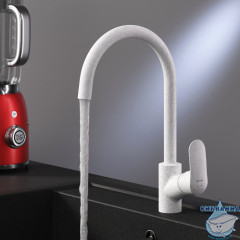 Смеситель для кухни AM.PM Like F8007133 (белый камень)