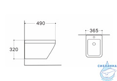Биде подвесное Aquatek Лира AQ1055-00 (без сиденья)