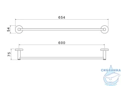 Полотенцедержатель Aquatek Европа AQ4114BG