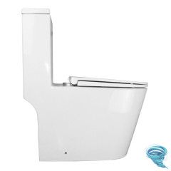 Унитаз напольный безободковый Azario Scala с бачком и сиденьем Soft Close (микролифт) AZ-8101