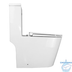 Унитаз напольный безободковый Azario Scala с бачком и сиденьем Soft Close (микролифт) AZ-8101
