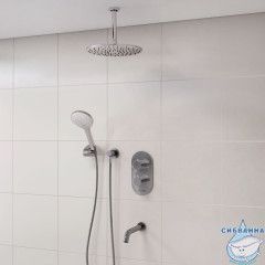 A174868  Встраиваемый комплект для ванны с верхней душевой насадкой, лейкой и изливом A174868 T