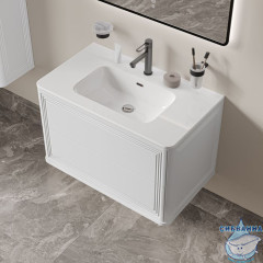 Тумба с умывальником, подвесная, 80 см, белый, Oxford Neo, IDDIS, OXN80W0i95K подходит умыв. 0108000i28