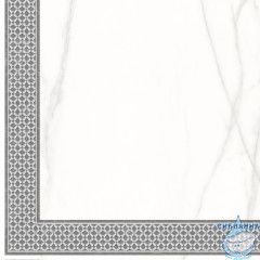 7346-0004-1001 Декор кер. Каррара Нова_LB Бел. 45*45 _декор 2_ 1 \4