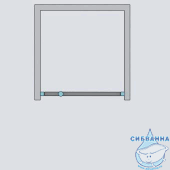 Дверь в нишу Radaway Twist DW 89-91 см 382002-01