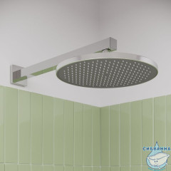 Душевая система с тропическим и ручным душем, глянцевый хром, Optima Home, IDDIS,OPHSB02i67