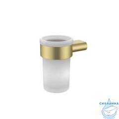 Стакан для зубных щеток, нержавеющая сталь, Petite, золото матовое, IDDIS, PETG0SGi45