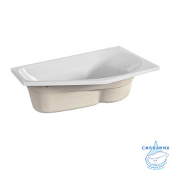 Акриловая ванна 1Marka Deep 150х80 R с каркасом
