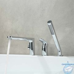 Смеситель для ванны на борт Aquatek Ника AQ1848CR (хром)
