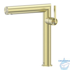 Смеситель ABBER Perfekte 316 AF8A11BG-L для раковины, брашированное золото
