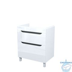 Тумба напольная, 70 см, белый, Ray, IDDIS, RAY70WFi95 подходит умыв. 4077000i28