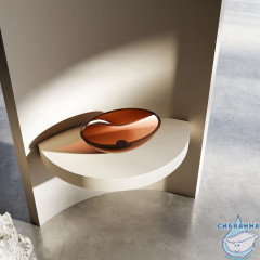 Раковина на столешницу 50 см ABBER Kristall  AT2802Opal