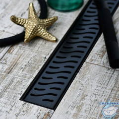 Дренажный трап для душа Veconi VC Harmony V350HB с решеткой