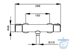 Смеситель для душа Gappo G2090 (хром)
