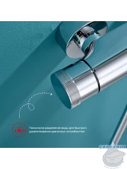 Душевая система Raglo 230 1 режим R32.24 (хром)