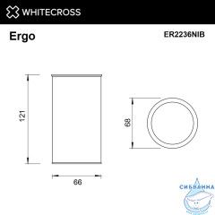 Стакан настольный WHITECROSS Ergo ER2236NIB (брашированный никель)