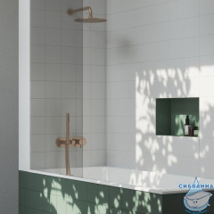 Встраиваемый смеситель для ванны Ravak Espirit X070356 (розовое золото)