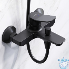 Душевая система AM.PM X-Joy 220 1 режим F42885A14 (чёрный матовый)