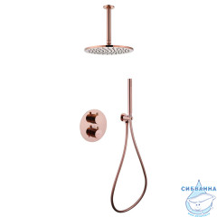 Душевая система Abber Wasser Kreis 250 1 режим AF8121RG (розовое золото)