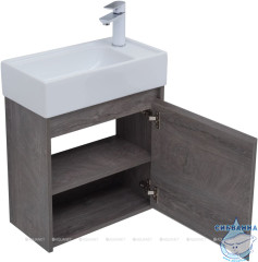 Тумба Aquanet Nova Lite 50 с раковиной Counter 50 дуб рошелье