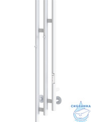 Полотенцесушитель электрический Indigo Sky (с таймером) 17х150 белый матовый (с возможностью скрытого подключения, подключение R)