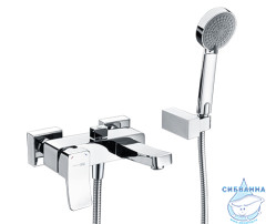 Смеситель для ванны WasserKRAFT Aller 1061  с душевым гарнитуром (хром)