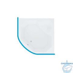 Карниз для ванны Aquatek Лира 148х148 KARN-0000013