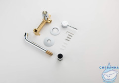 Смеситель для раковины встраиваемый Aquatek Европа AQ1313CR (хром)