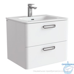 Тумба подвесная, белая, 60 см, Brick,  IDDIS, BRI60W0i95. Подходит умывальник: 0106000i28