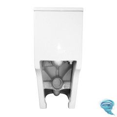 Унитаз напольный безободковый Azario Scala с бачком и сиденьем Soft Close (микролифт) AZ-8101