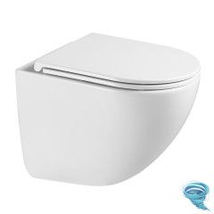 Унитаз подвесной безободковый Calypso CS93UQ-TKS с сиденьем Soft Close (микролифт)