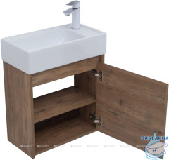 Тумба Aquanet Nova Lite 50 с раковиной Counter 50 дуб рустикальный