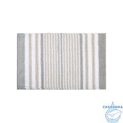 Коврик для ванной комнаты, 50x80, шенилл, серый, IDDIS, BC06P58i12