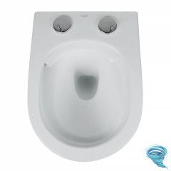 Унитаз подвесной безободковый Calypso CS246UQ-TK с сиденьем Soft Close (микролифт)