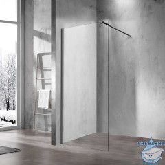 Walk-in Vincea Walk In HS 90 профиль вороненая сталь, стекло прозрачное VSW-1H900CLGM