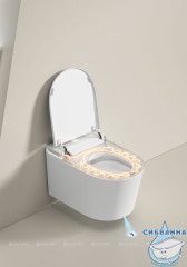 Унитаз подвесной импульсный Allen Brau Smart 4.I1001.20 с сиденьем Soft Close (микролифт) 