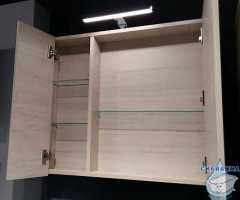 Зеркальный шкаф Roca Etna 76 дуб верона 857304445