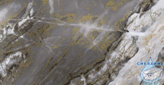 Плитка керамогранитная AZARIO RIVERSTONE GOLD 60x120 Carving (H18004011G)