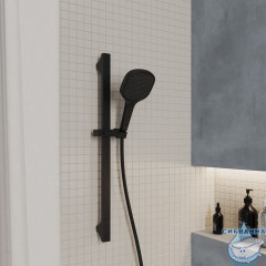 ILS3FB0M18, Лейка для душа, черная матовая, 3F, Ideal Spa, Milardo, ILS3FB0M18