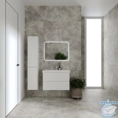 Тумба Viant София 70П с раковиной Como 70 белый