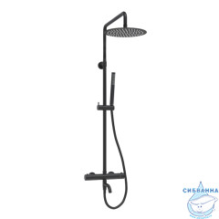 Душевая система Wasserkraft 250 1 режим A288.258.217.BM Thermo (черный матовый)