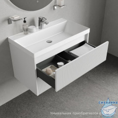 Тумба подвесная, 80 см, белый, Билд (Bild) 2.0, IDDIS, BIL80W1i95 подходит умыв. 4518000i28