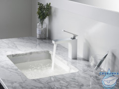 Смеситель для раковины Timo Torne 4361/00-16F (без донного клапана) (хром/белый)