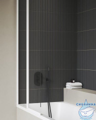 Встраиваемый смеситель для ванны Ravak Chrome CR II 063.20BL.O2 X070467 (черный матовый)