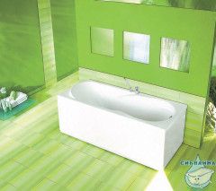 Акриловая ванна Roca Uno 170x75 с каркасом